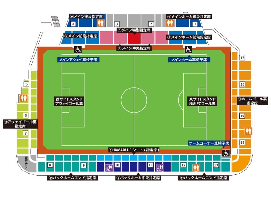 スタジアムマップ